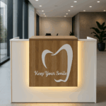 Comptoir de réception Dentiste