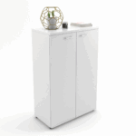 Rangements boite archives Mini haut 2 portes