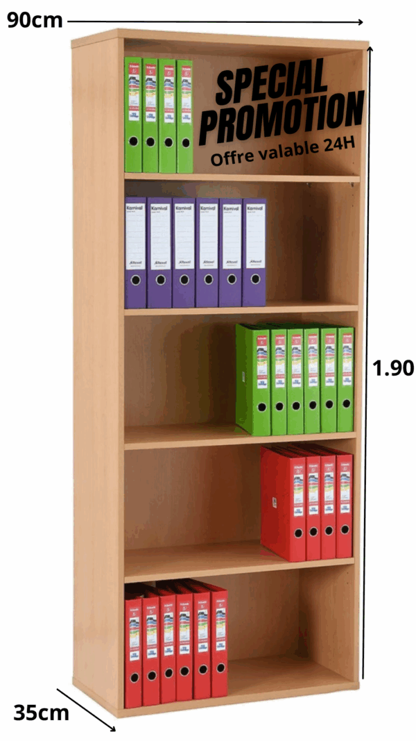 Rangements boite archives sans portes
