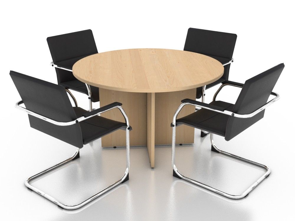 table de reunion mdf 4 place